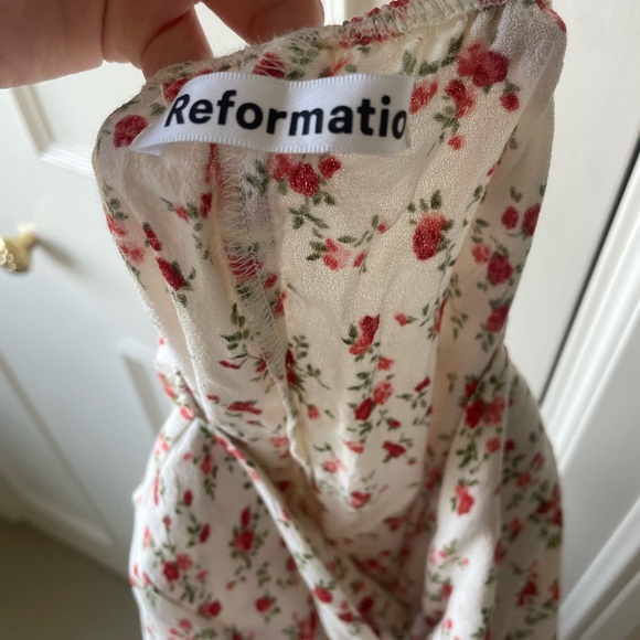 Reformation Sloane Floral Midi Dress Size L - Picture 5 of 8